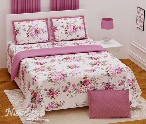 [pink flower print] Nandani